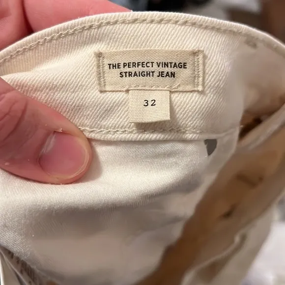 Madewell The Perfect Vintage Straight Jean in Vintage Canvas Wash