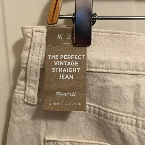 Madewell The Perfect Vintage Straight Jean in Vintage Canvas Wash