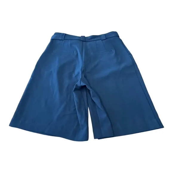 Maeve By Anthropologie Trouser Short Navy Business Casual Summer Women’s Size 8