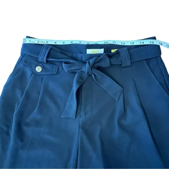 Maeve By Anthropologie Trouser Short Navy Business Casual Summer Women’s Size 8