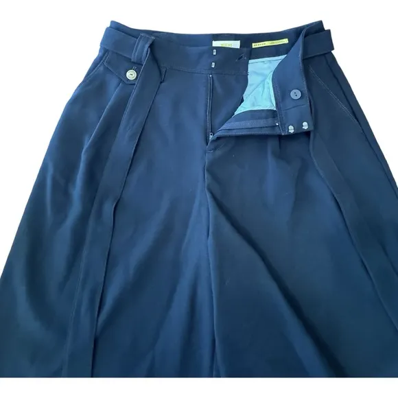 Maeve By Anthropologie Trouser Short Navy Business Casual Summer Women’s Size 8