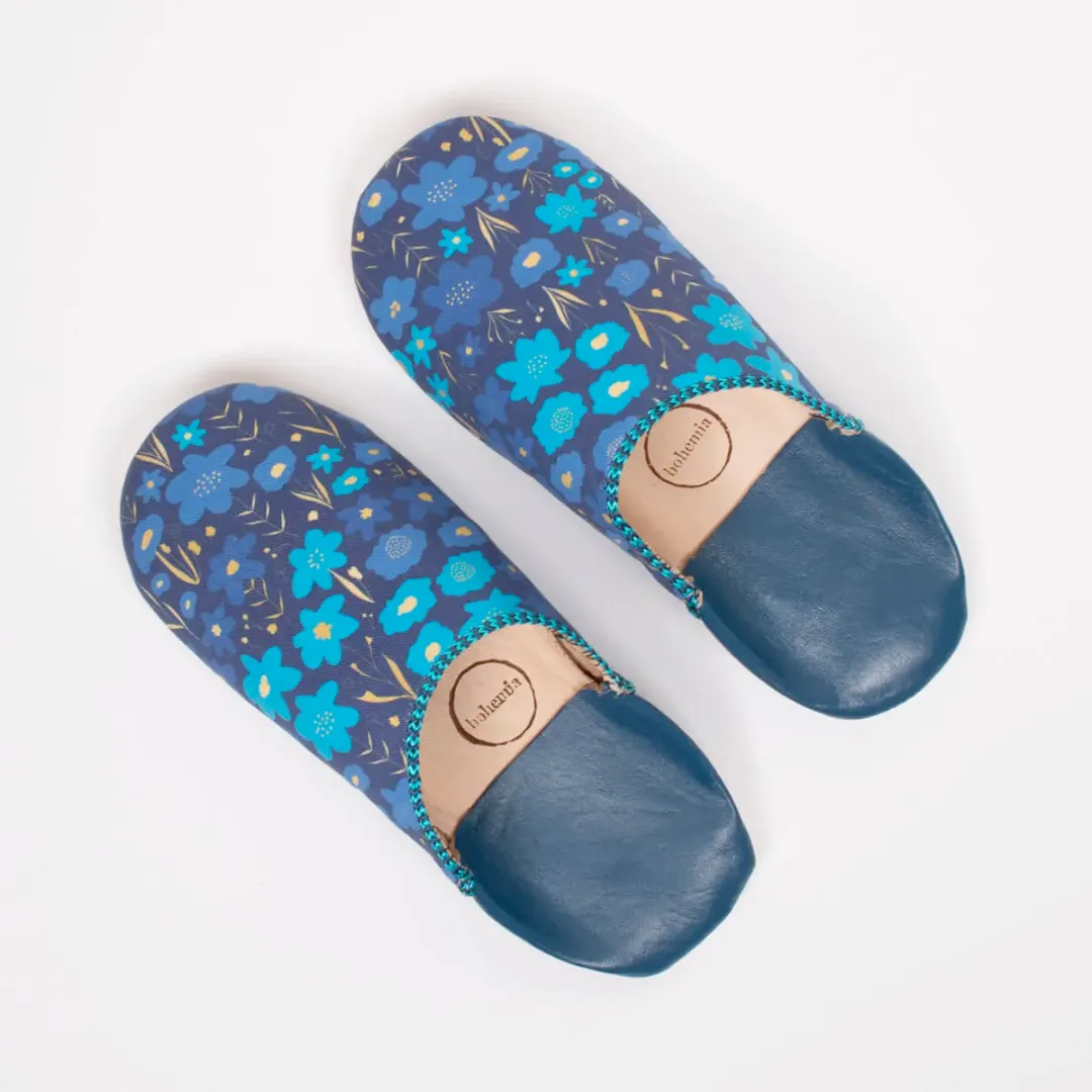 Margot Print Large Babouche Slippers