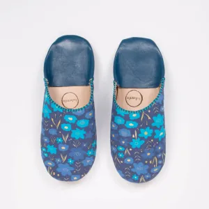 Margot Print Large Babouche Slippers