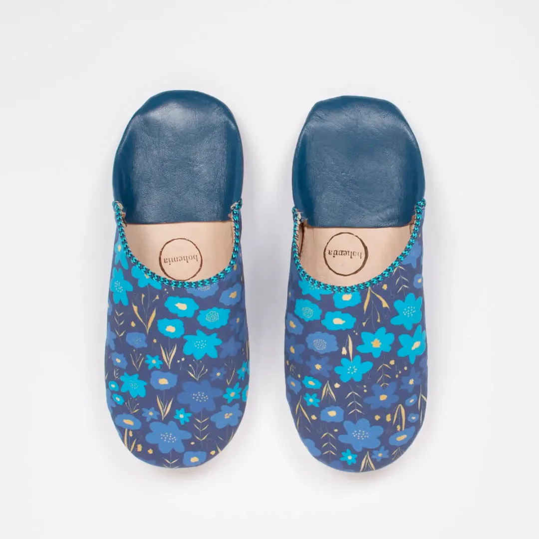 Margot Print Large Babouche Slippers
