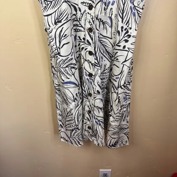 Marine Layer Camila Mini Dress in Blue And White Stripe Size Large Nautical Boho