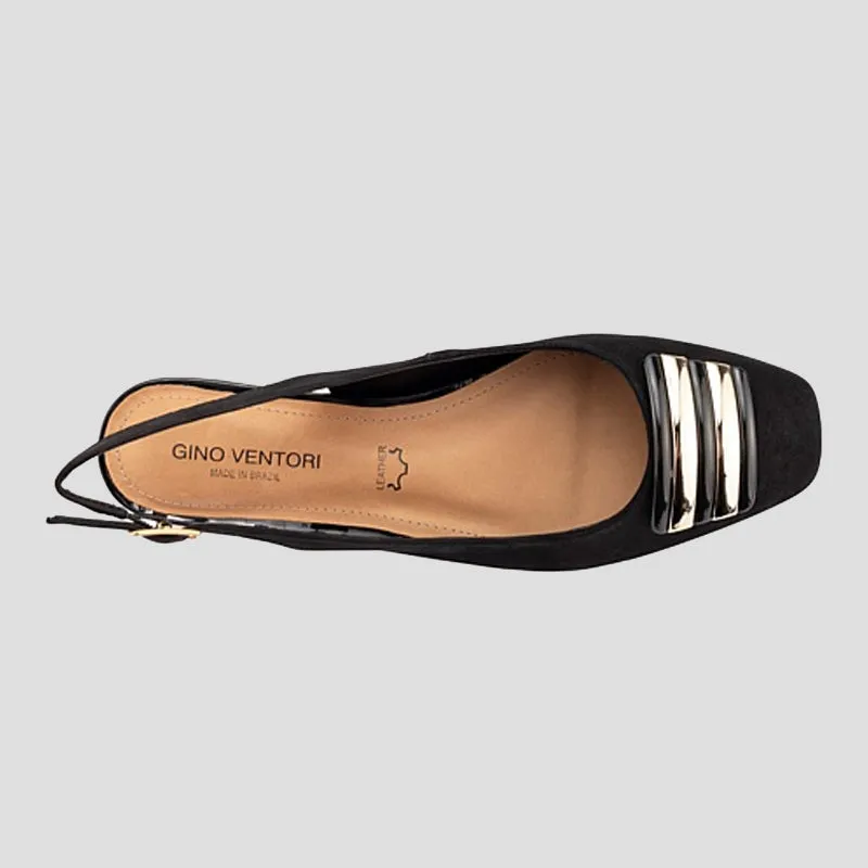 MARION - BLACK NUBUCK