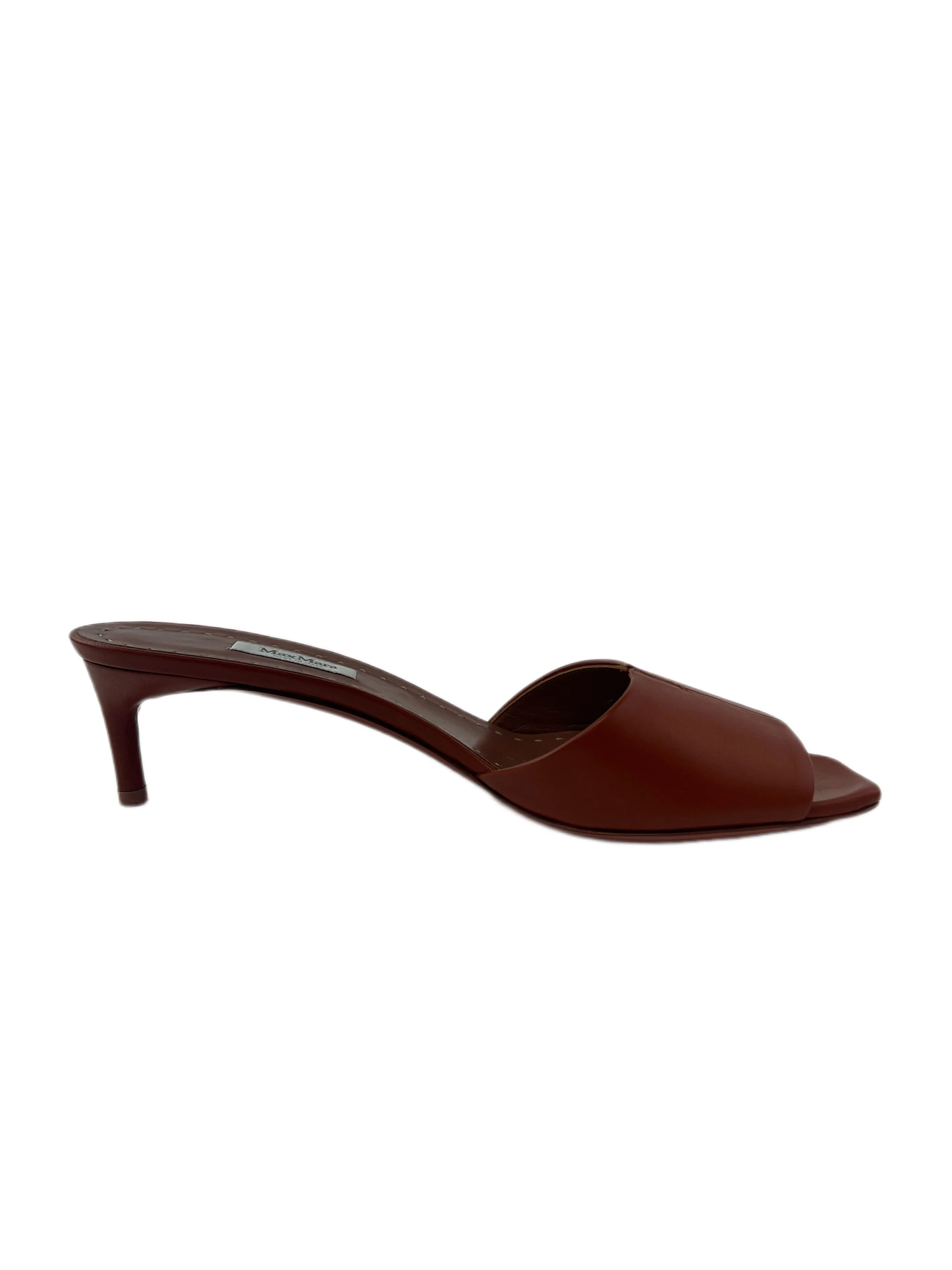 Max Mara Women's Coccio Mercure Open Toe Slide Sandals Size 8.5 NWT