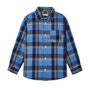 Mayoral Boys Checked Shirt 4111 Blue