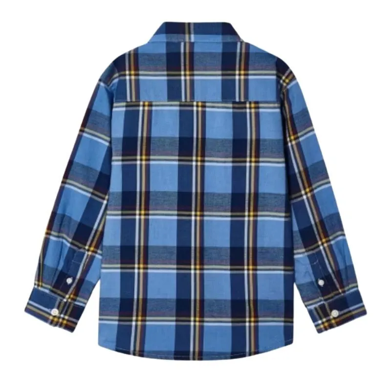 Mayoral Boys Checked Shirt 4111 Blue
