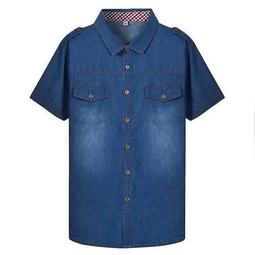 Men Epaulet Summer Shirt