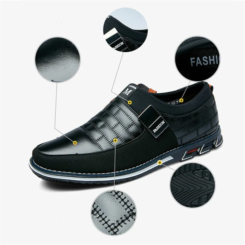 Men's Business Casual Antiskid Leather Shoes