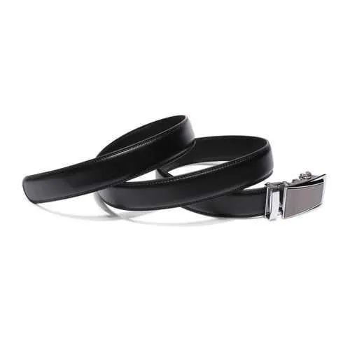 Men's Casual Business Automatic Buckle Leather Belt