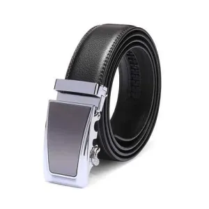 Men's Casual Business Automatic Buckle Leather Belt
