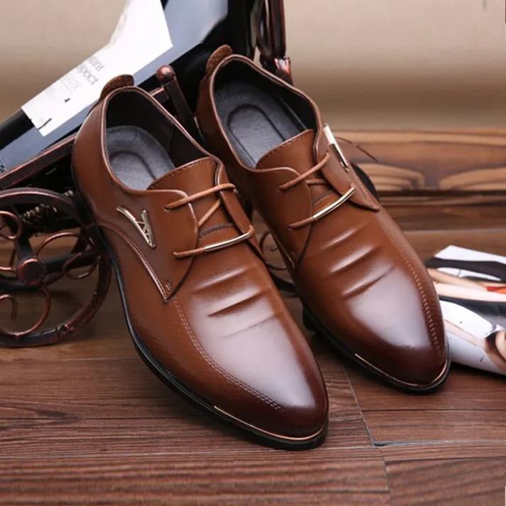 Men's Classic Business Dress Shoe Up To Size 13