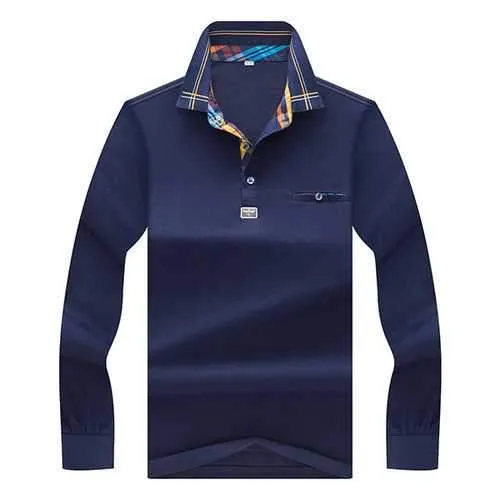 Mens Stylish Printed Collar Golf Shirt
