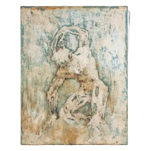 Mid-Century French Abstract Painting on Canvas