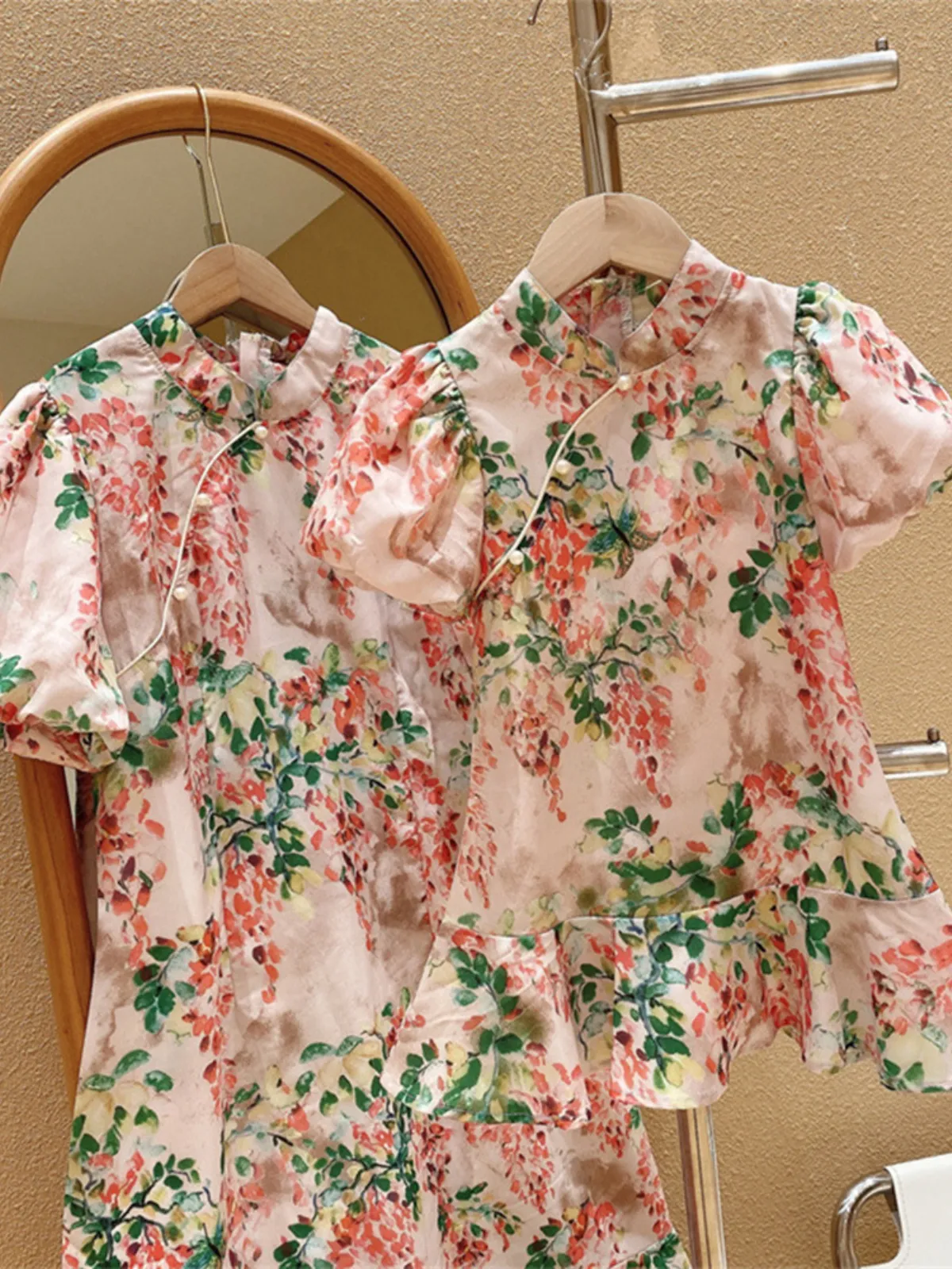 Mommy and Me Matching Moments Floral Print Dress