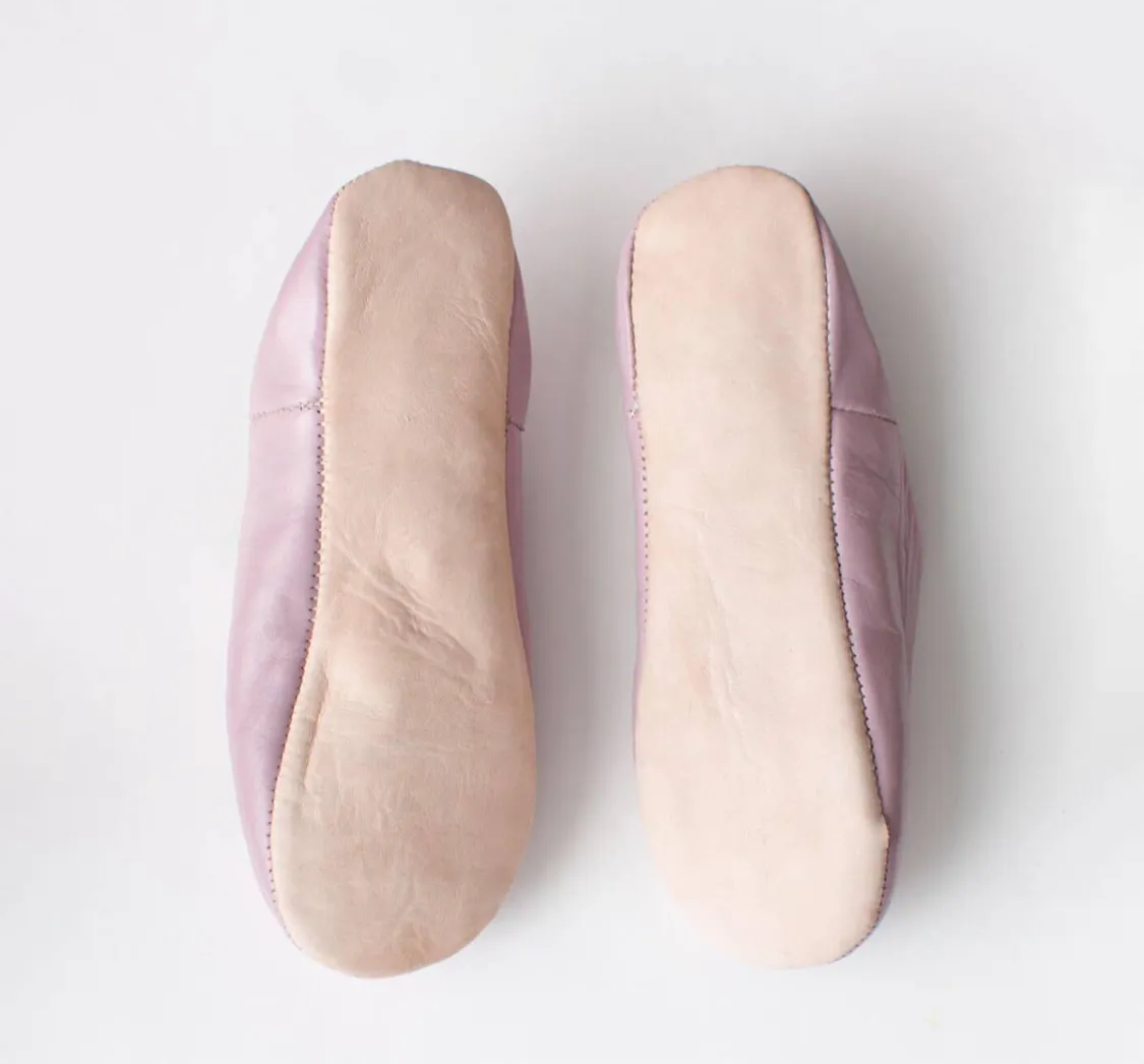 Moroccan Babouche Slipper Pink