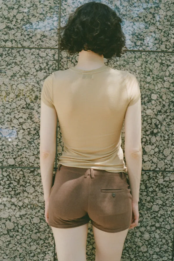 NANOU SHORTS, PECAN