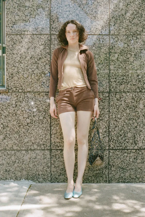 NANOU SHORTS, PECAN