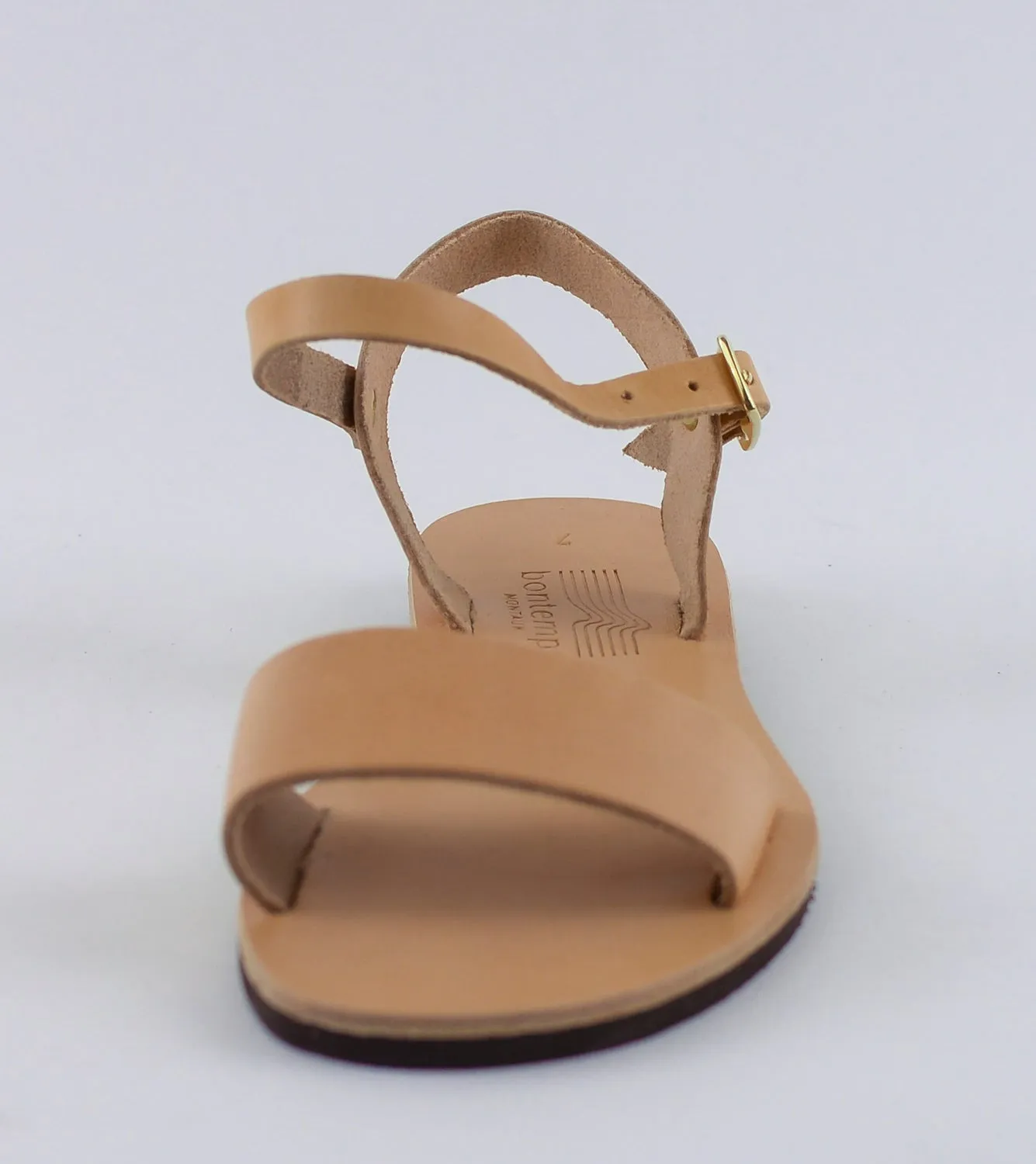 NEMESIS NATURAL LEATHER SANDALS