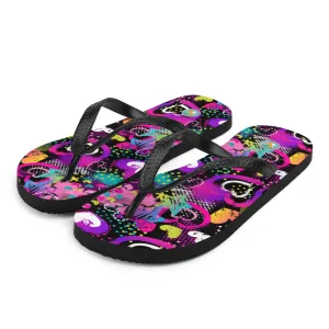 Neon Hearts - Flip-Flops
