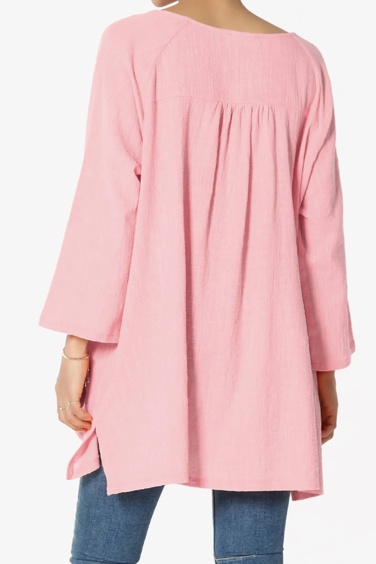 Nesta Gauze Pocket Cover Up Top