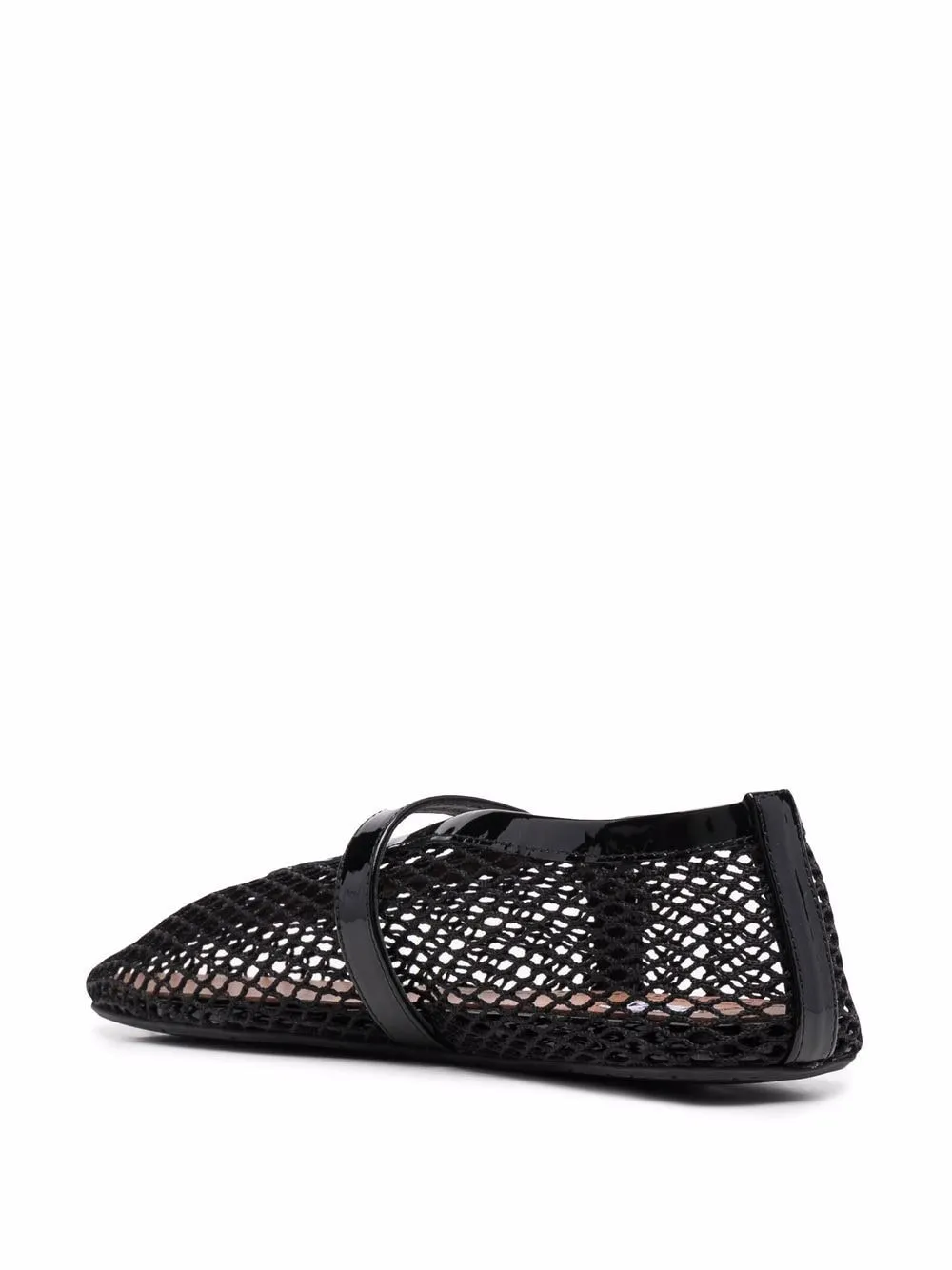 Net ballet flats