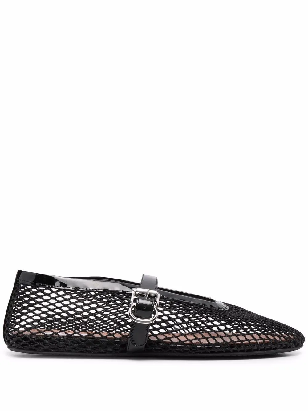 Net ballet flats