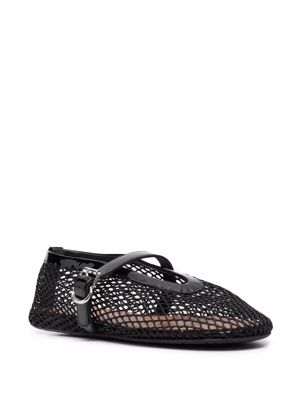 Net ballet flats