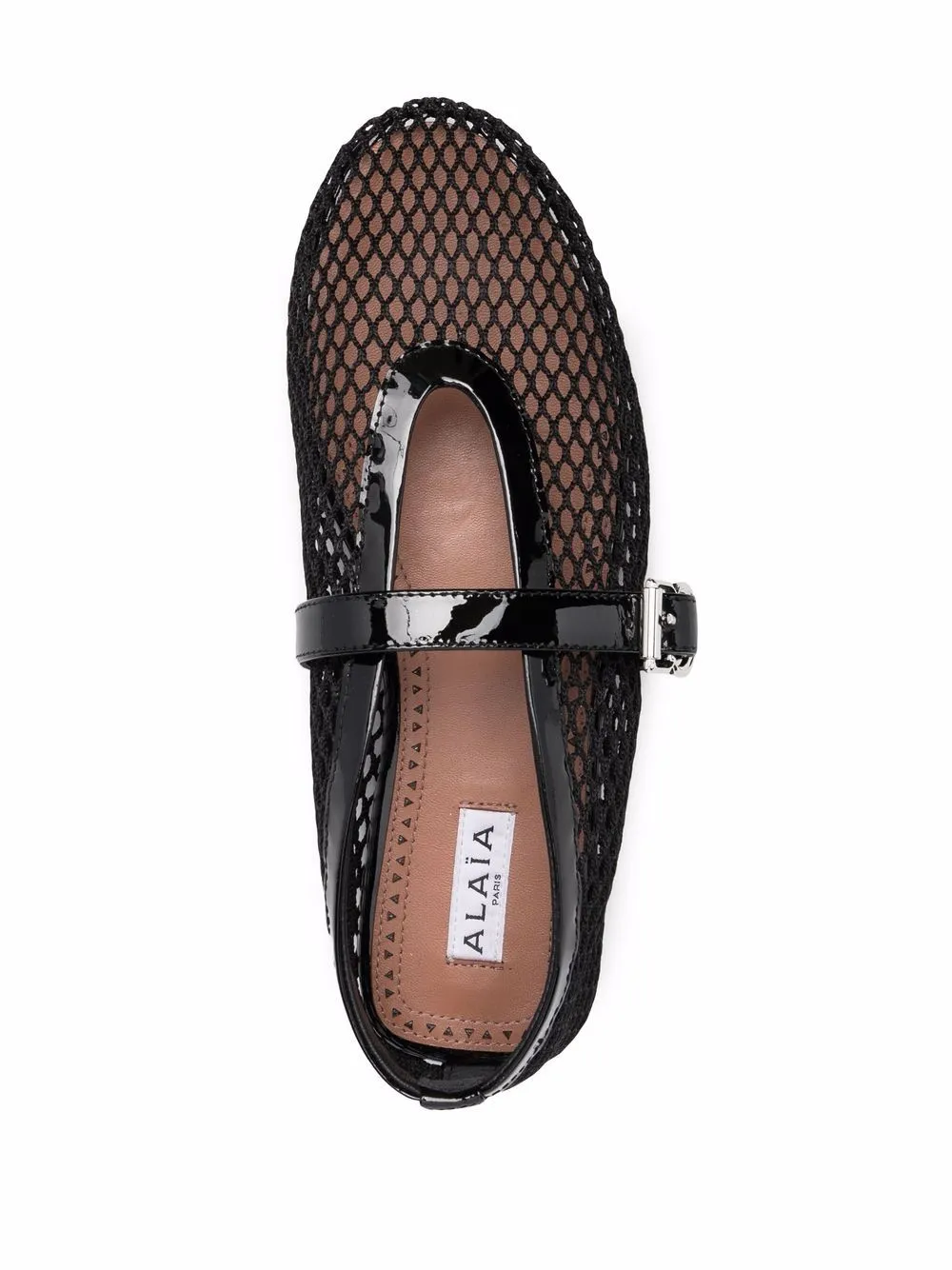 Net ballet flats