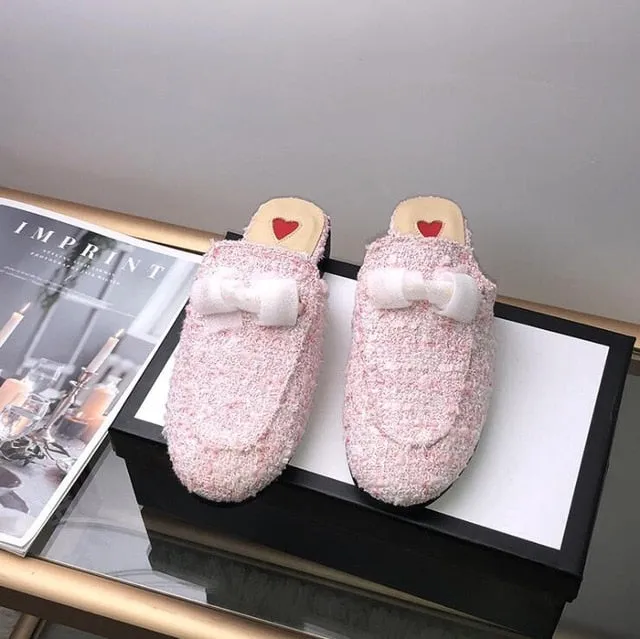 New Chaussures luxe casual shoes women designer slides,Smoking Slipper,Leather star slippers,fashion luxe designer slides