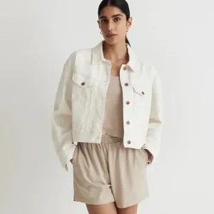 New Madewell The Trucker Jean Jacket Vintage Canvas