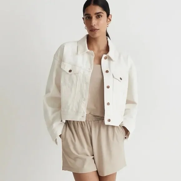 New Madewell The Trucker Jean Jacket Vintage Canvas