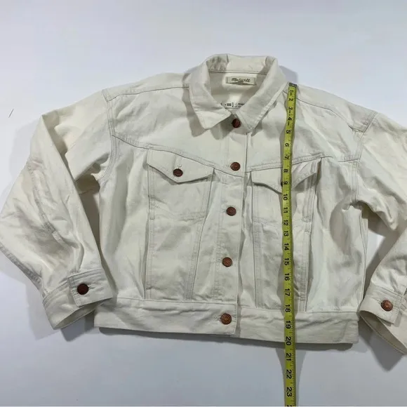 New Madewell The Trucker Jean Jacket Vintage Canvas