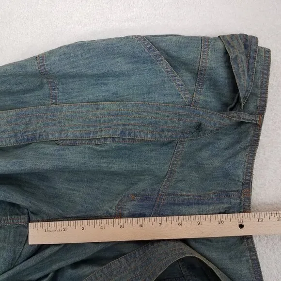 NEW Vintage Jeanology Collection18 Lightweight Belted Jeans Pants 90s