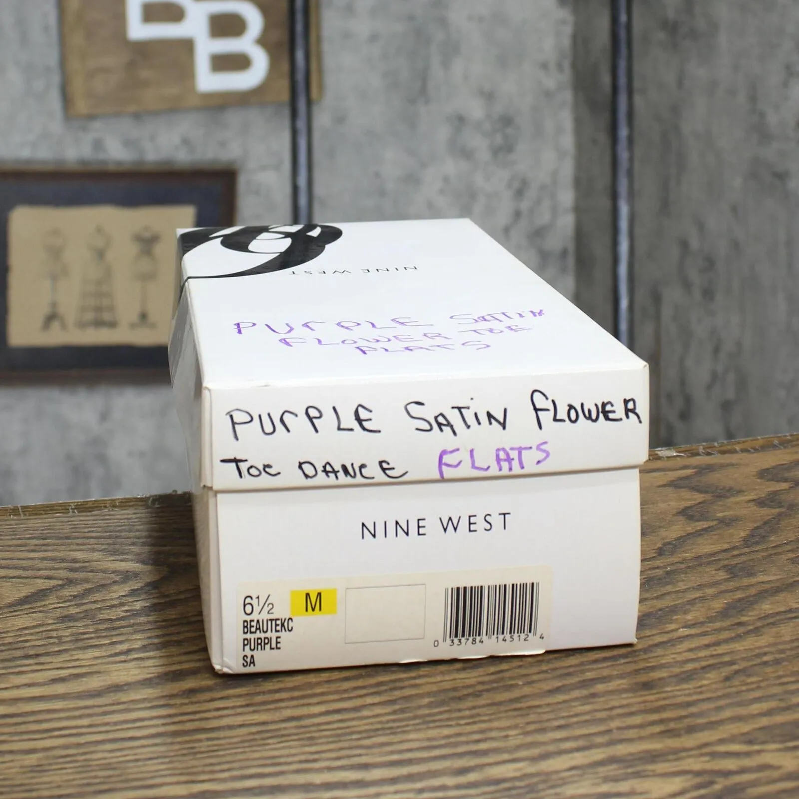 Nine West Womens Vintage Satin Rose Flats 1673c081a6195d Purple 6.5M