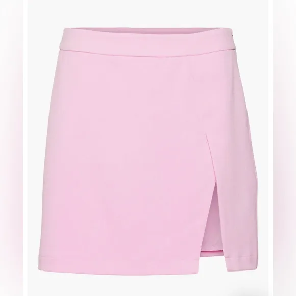 Nordstrom pink Billie side vent miniskirt beach summer party event NWT M XL
