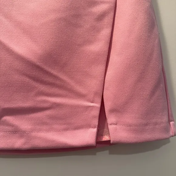 Nordstrom pink Billie side vent miniskirt beach summer party event NWT M XL