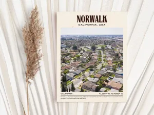 Norwalk Vintage Wall Art, California, USA