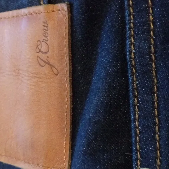NWOT J. Crew Dark Wash Hi Rise Toothpick Skinny Jegging Jeans womens, 26P