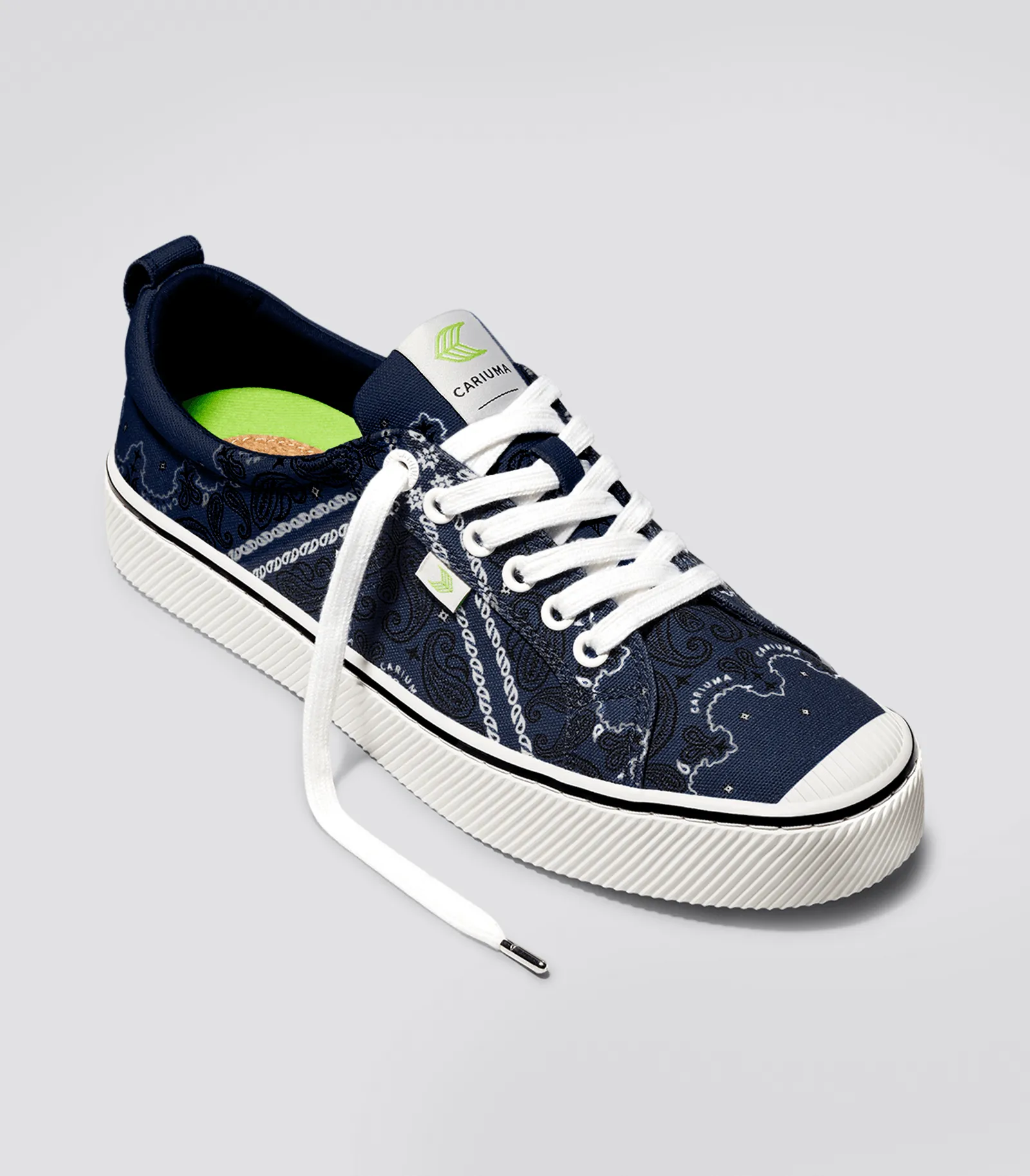 OCA Low Navy Bandana Canvas Sneaker Men