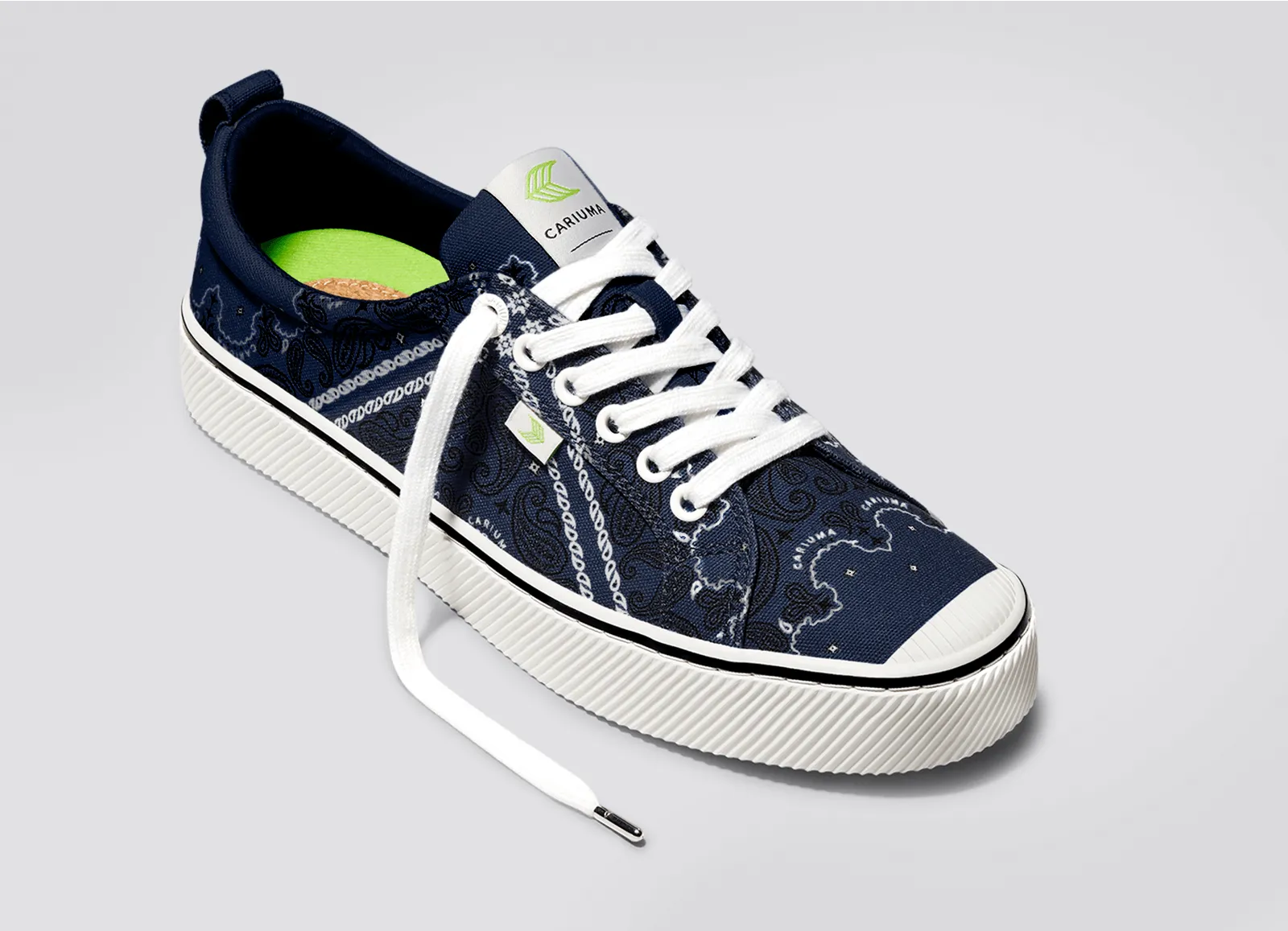 OCA Low Navy Bandana Canvas Sneaker Men