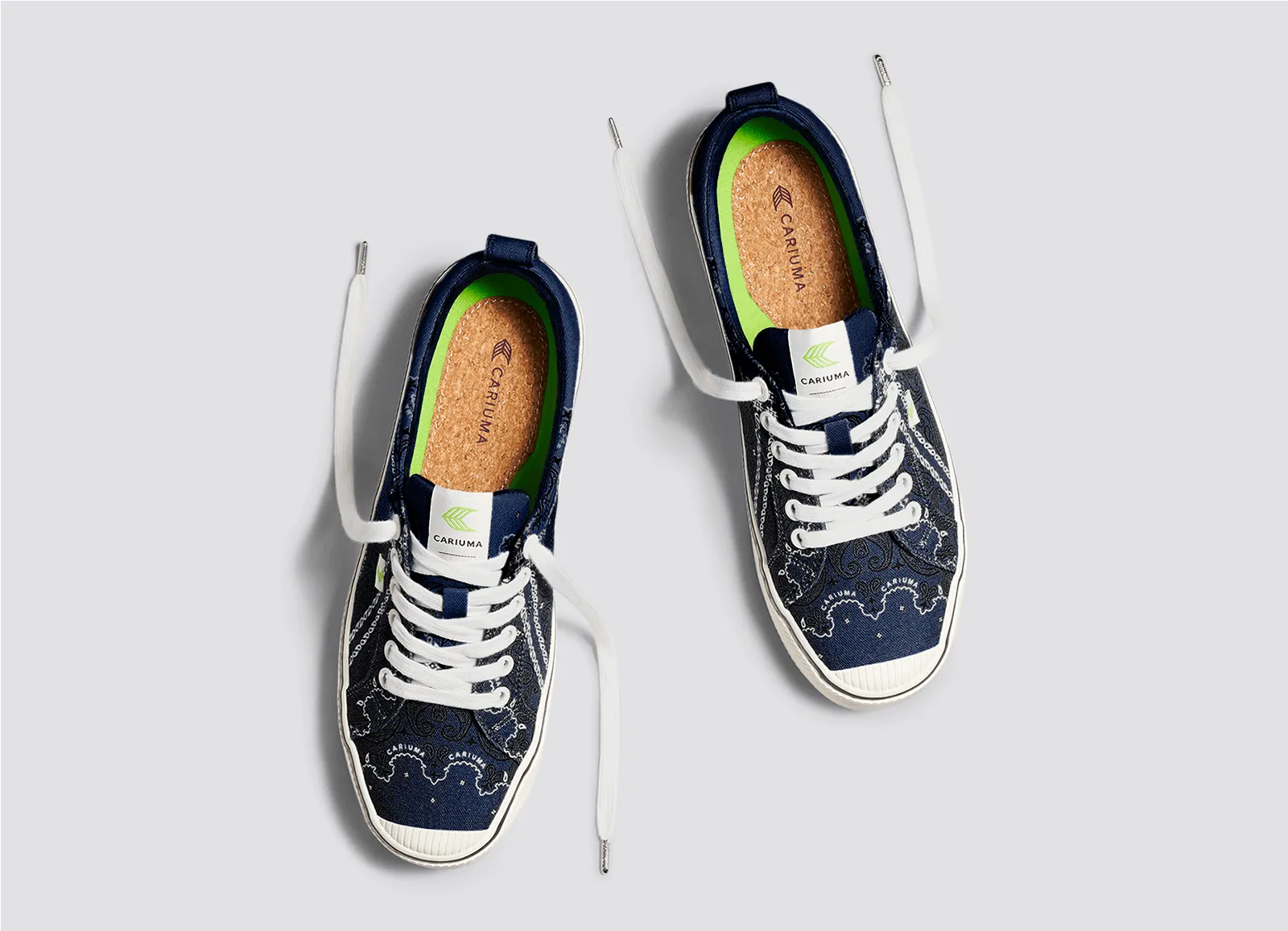 OCA Low Navy Bandana Canvas Sneaker Men