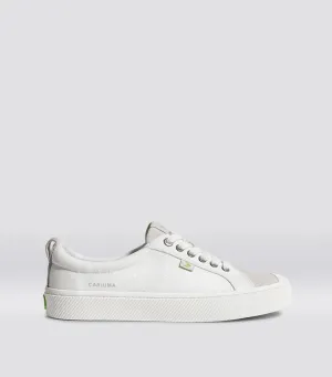 OCA Low Off-White Canvas Vintage White Suede Sneaker Men