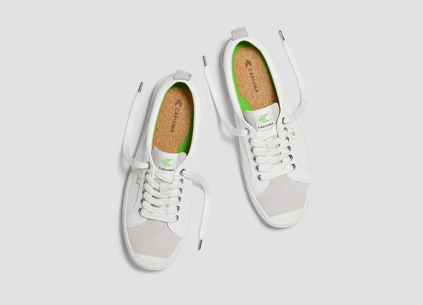 OCA Low Off-White Canvas Vintage White Suede Sneaker Men