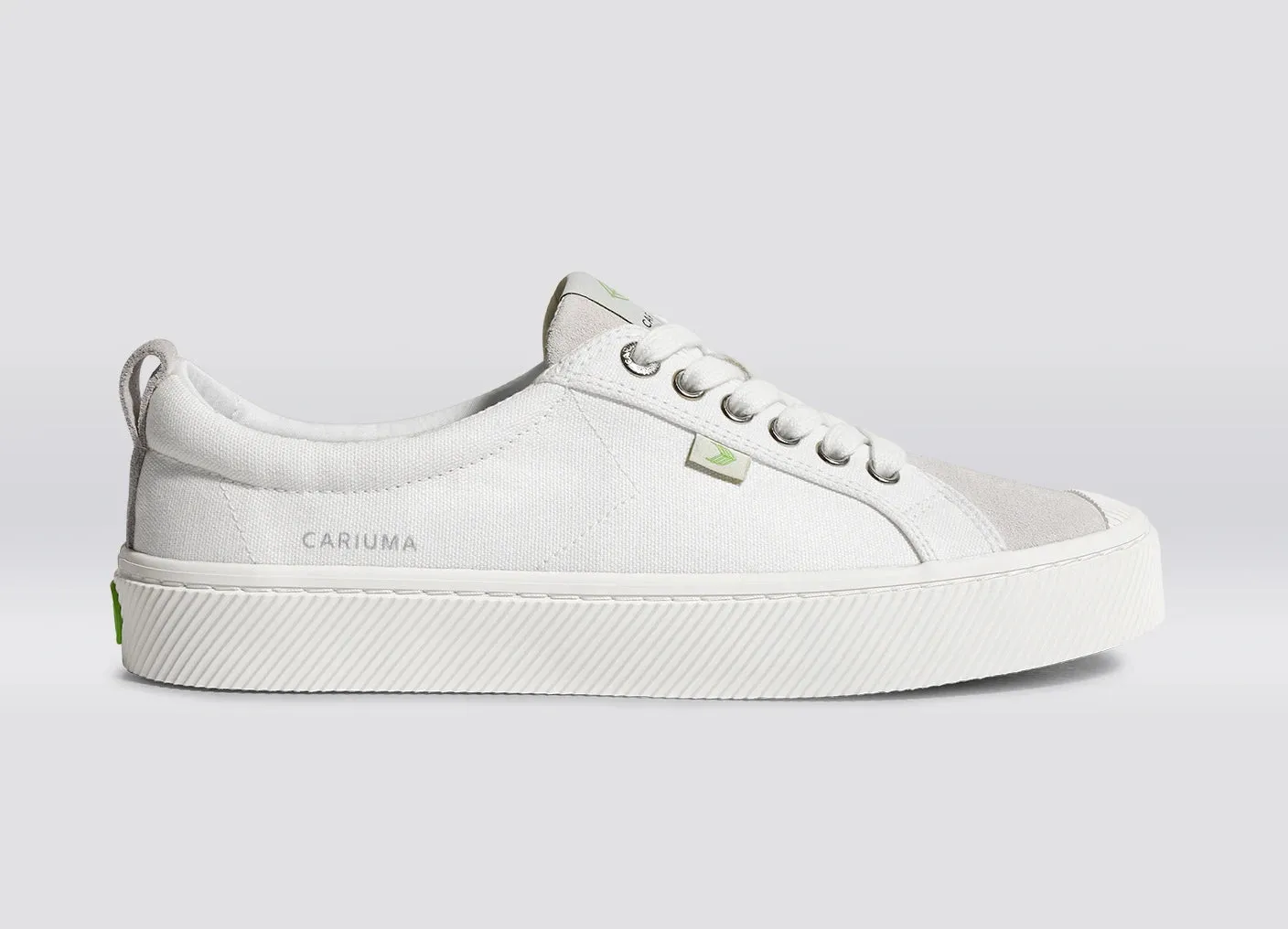 OCA Low Off-White Canvas Vintage White Suede Sneaker Men