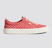 OCA Low Watermelon Canvas White Polka Dots Sneaker Men