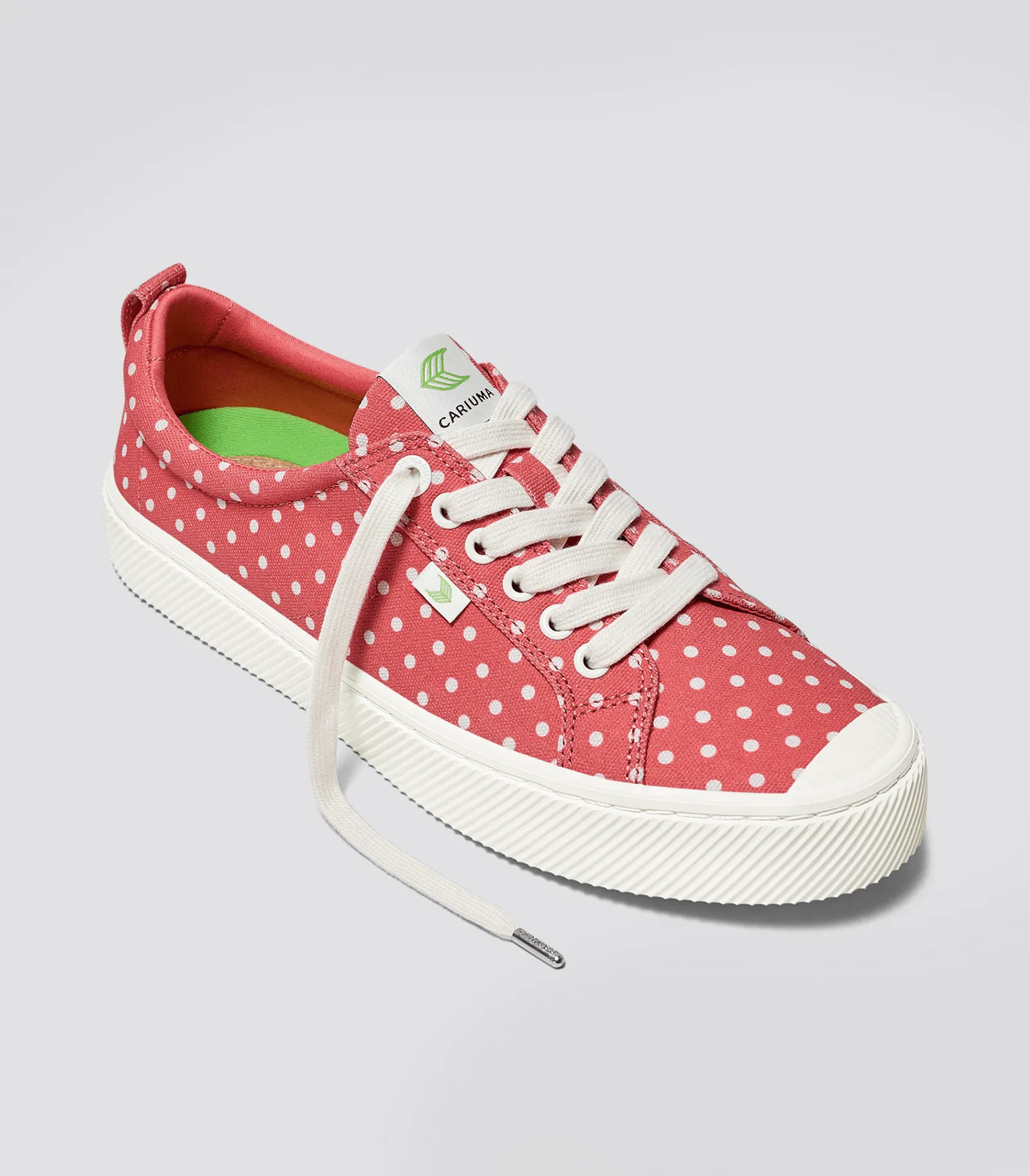 OCA Low Watermelon Canvas White Polka Dots Sneaker Men