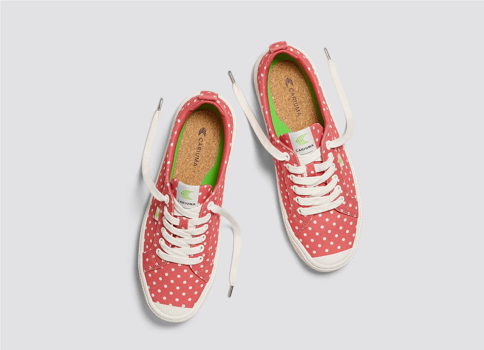 OCA Low Watermelon Canvas White Polka Dots Sneaker Men